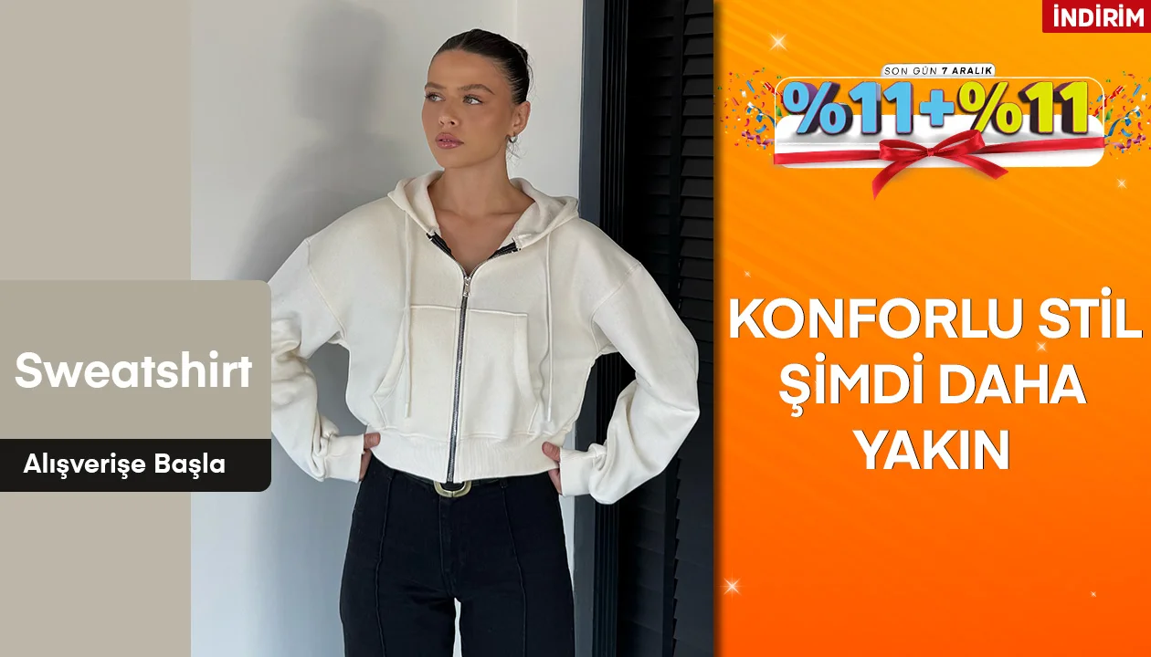 kadın sweatshirt