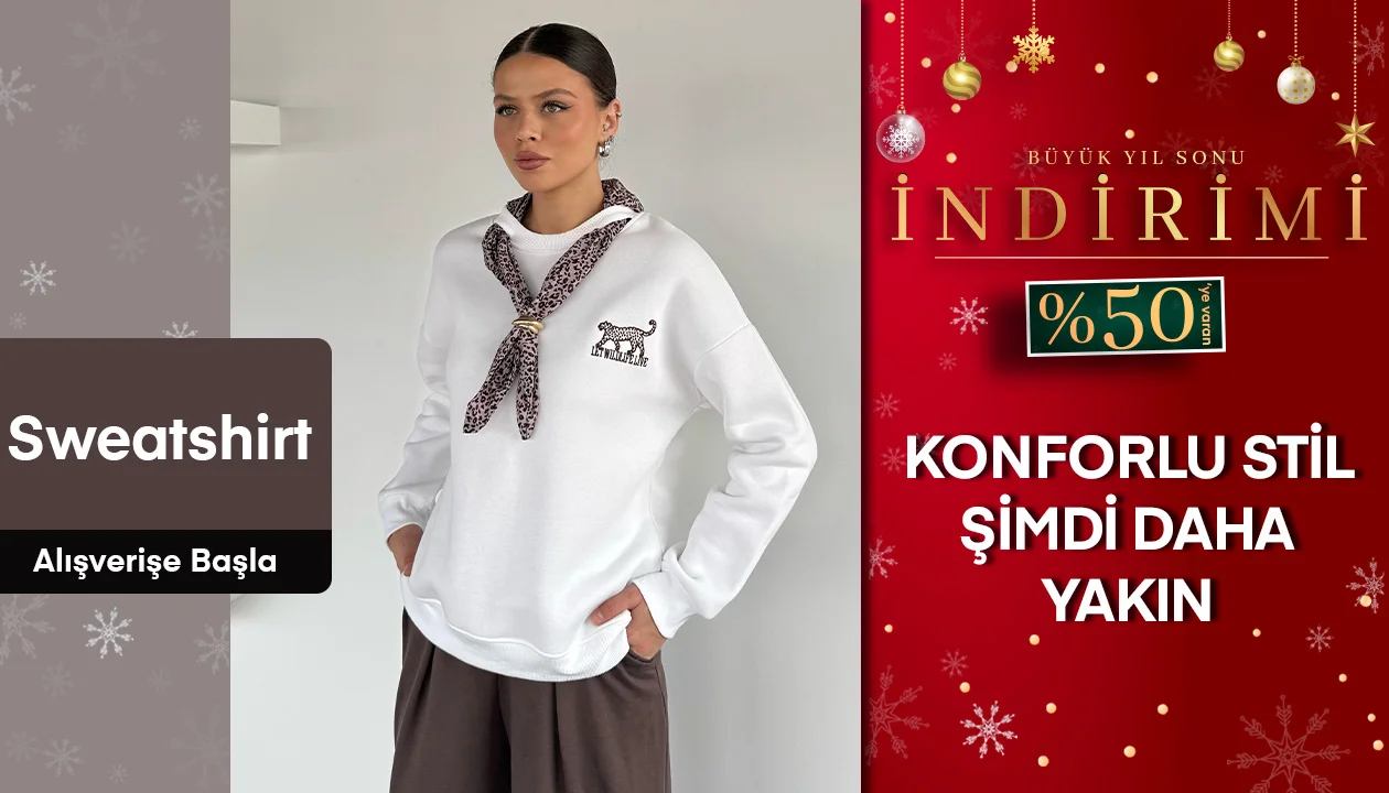 kadın sweatshirt