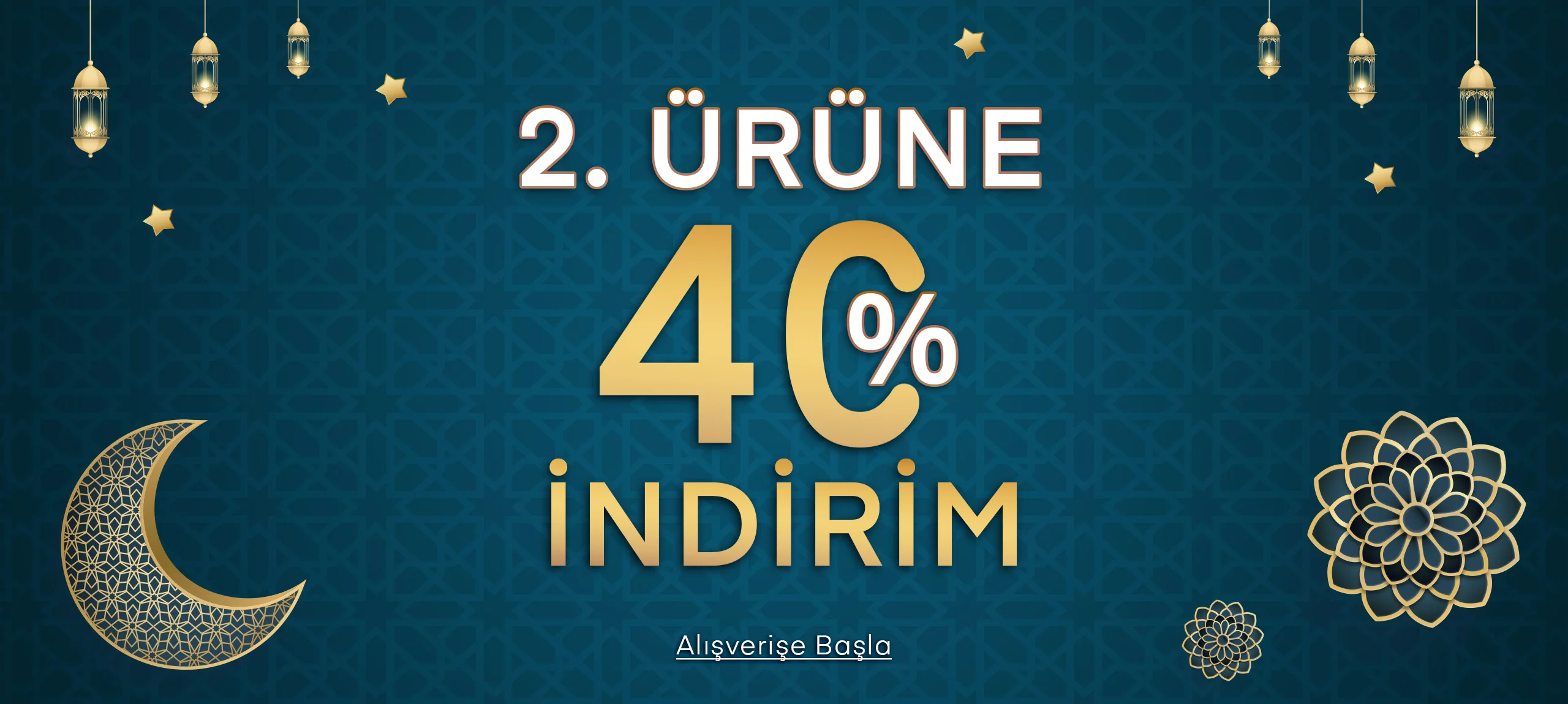 İkinci ürüne yüzde 40 indirim