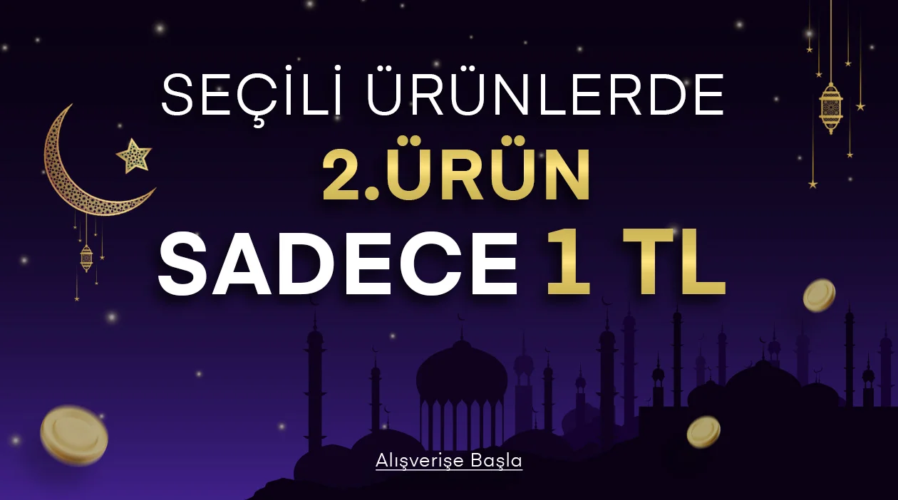 İkinci ürün sadece 1 TL