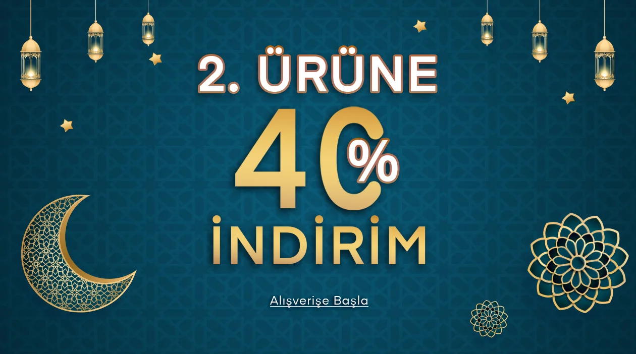 İkinci ürüne yüzde 40 indirim