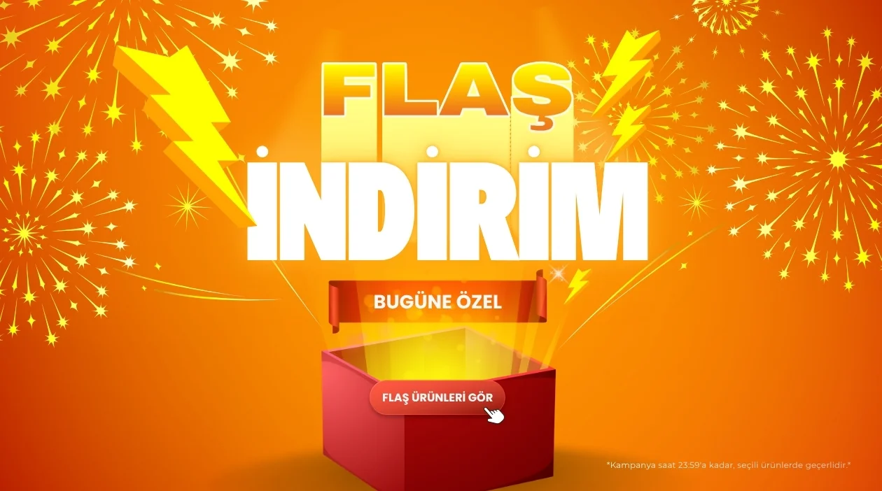 Bugüne özel flaş indirimler