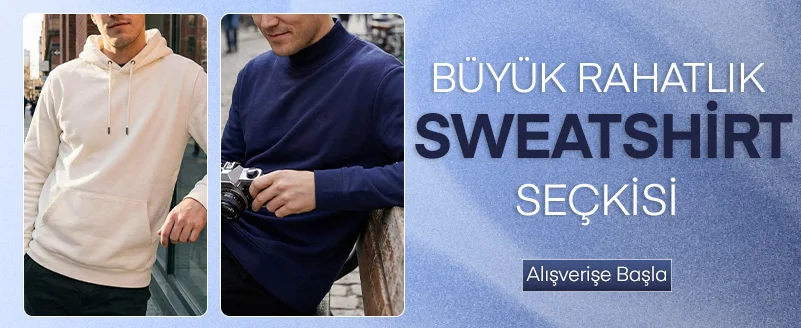 erkek sweatshirt