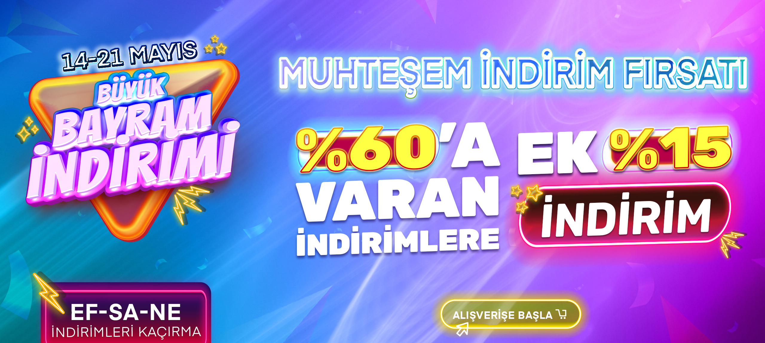 Büyük bayram indirimi