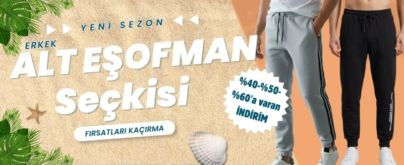 Erkek Alt Eşofman